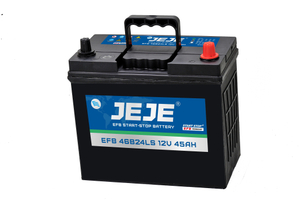 EFB স্টার্ট-স্টপ কার ব্যাটারি JEJE ব্র্যান্ড 12V 46B24L 45AH