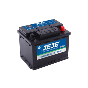 EFB স্টার্ট-স্টপ কার ব্যাটারি JEJE ব্র্যান্ড 12V EFB 55559 55AH
