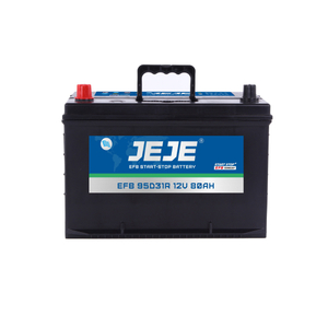 EFB স্টার্ট-স্টপ কার ব্যাটারি JEJE ব্র্যান্ড 12V EFB 95D31R